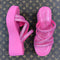 $45 Fuchsia Wedges